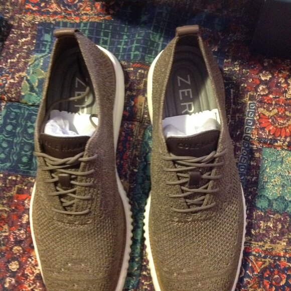 Cole Haan Men's 2.Zerogrand Brown Stitchlite Oxford Shoes - 11.5M - New in Box - Picture 2 of 9